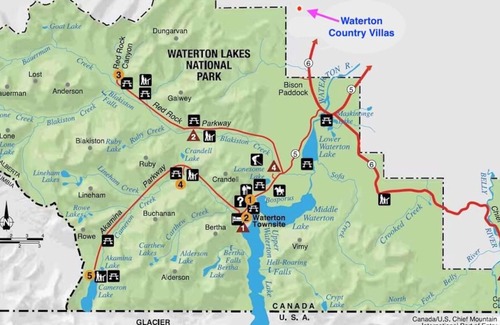 Waterton Park Villa | Sleeps 6-5 mins from Waterton Entrance- WCV-B