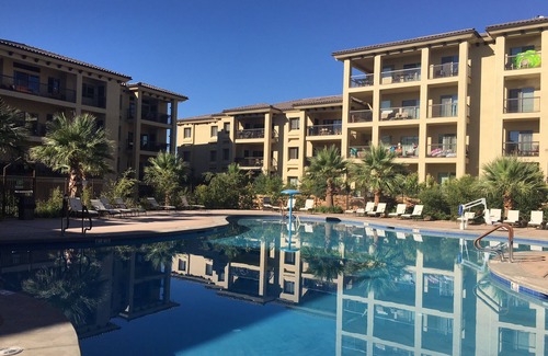 St. George Condo | SLEEPS 8 Ground Floor New~Estancia Resort Large patio~Fiber and Heated POOL!