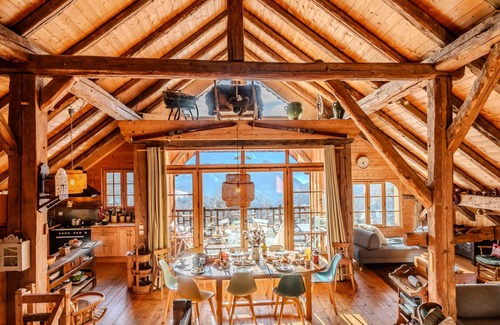Serraval Ski Chalet | Slow Chalet de l'Ourse - Charming old chalet, stunning view, sauna, pets ok