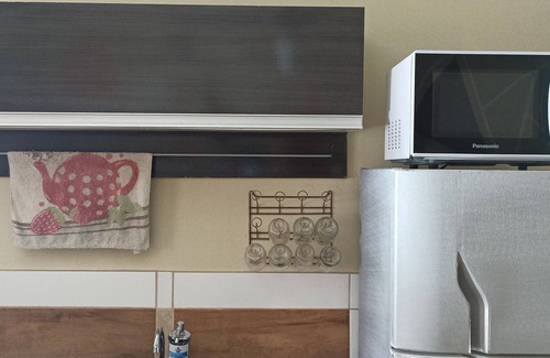 Praia Grande Apartment | Small and cozy, close to the beach and everything! There's even a pet area <3