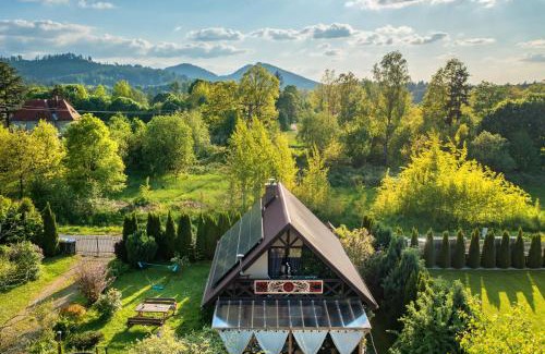 Janowice Wielkie House | Smyrkowy Dom z kominkiem z gorącą balią koło Karpacza