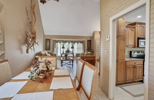 Harbor Hills House | Snowbird-friendly elegant home with waterfront location, pool, grill, fireplace