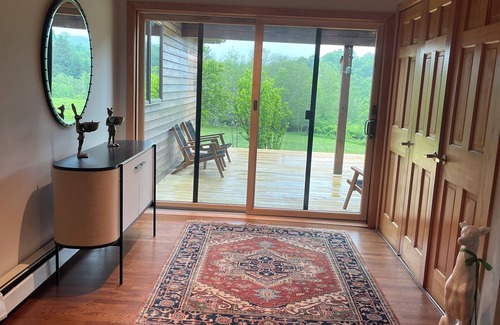 Liberty House | Sophisticated 4bedroom retreat with stunning views on 13 wild acres in Catskills