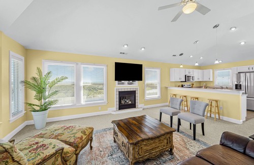 Rodanthe House | Sound-front home with private pool, hot tub, grill, outdoor shower, & water views