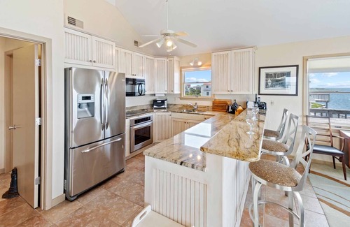 Avon House | Soundfront Dog Friendly w/Hot Tub, Dock, Private Windsurfing Access, Foosball