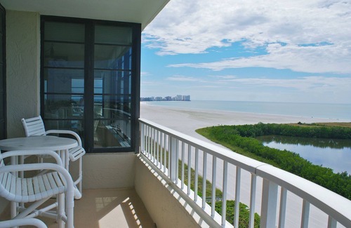 Marco Island Condo | South Seas Tower 4 10th-Floor: Stunning Panoramic South Beach-to-Tigertail Views