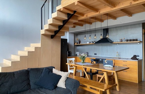 Kazbegi Apartment | Spacious 2-bedroom Loft in New Gudauri with Panoramic Views, Ski in Ski out