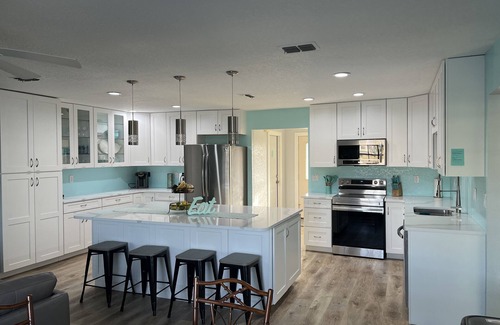 Spring Hill House | Spacious 4BR Waterfront Home w/Heated Pool, Dock & Gulf Access, Sleeps 14+