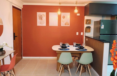 Manaira Apartment | Spacious flat 1 block from Manaíra Beach and shopping malls, large balcony