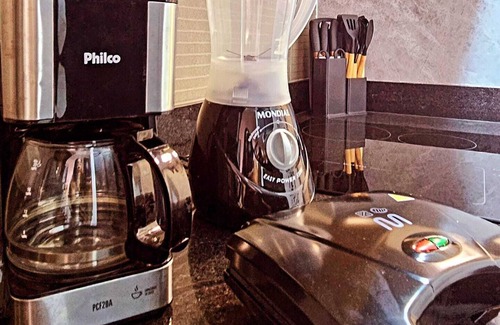 Manaira Apartment | Spacious flat 1 block from Manaíra Beach and shopping malls, large balcony