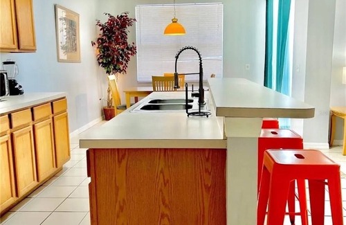 Windwood Bay House | Spacious home w South-facing pool near Disney and Champions Gate