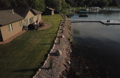 Nisswa House | Spacious lake home to swim and fish on, amazing views and convenient location.