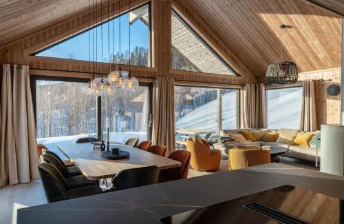 Krodsherad Cabin | Spacious lodge with sauna, ski centre