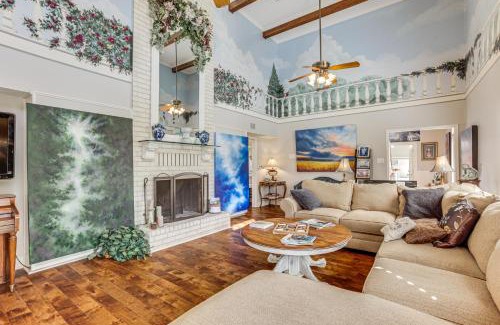 Madisonville House | Spacious Madisonville Estate with Grill and Pond Views