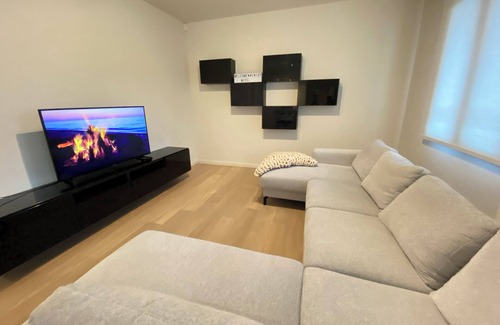 Brussels Apartment | Spacious, modern, comfortable residential apartment in a tower and cab rank near the center.