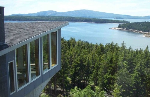Winter Harbor House | Spacious, modern, & private, with grand views from a hill-top location.