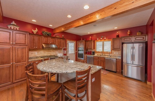 Thayerville House | Spacious Mountain Escape w/Hot Tub and Fireplace