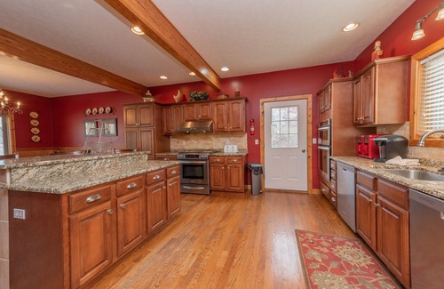 Thayerville House | Spacious Mountain Escape w/Hot Tub and Fireplace