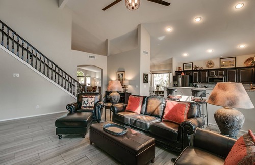 Superstition Springs House | Spectacular Golf Course Home with Pool and Views!