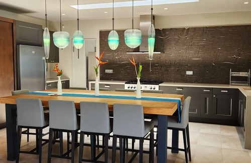 Uturoa Villa | Spectacular seafront property with swimming pool and private pontoon.