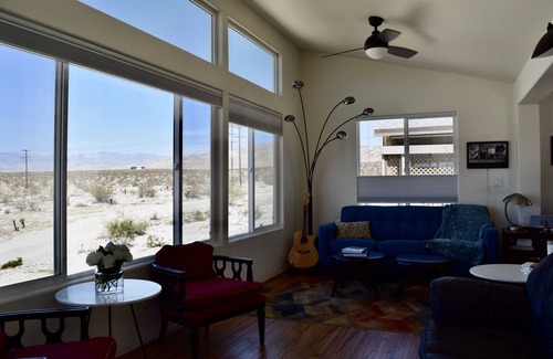 Desert Hot Springs Resort | Spectacular Desert Tiny Home with Views and Mineral Hot Springs