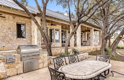 Spicewood House | Sprawling, lakefront estate with a dock, game room, fast WiFi & gourmet kitchen