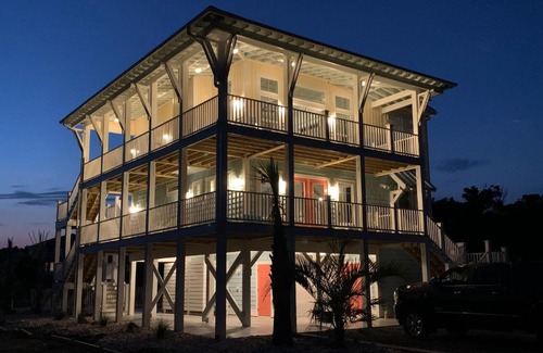 Yaupon Beach House | Stairway to Haven by Oak Island Accommodations