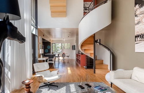 Seaside House | Stairway to Heaven : Ultra Modern, Artistic, Seaside FL Rooftop Patio
