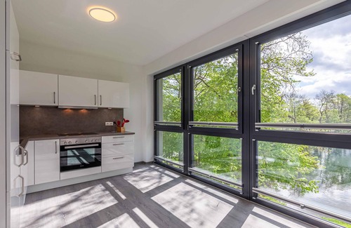 Krakow am See Apartment | Star apartment with roof terrace and view of Lake Krakow