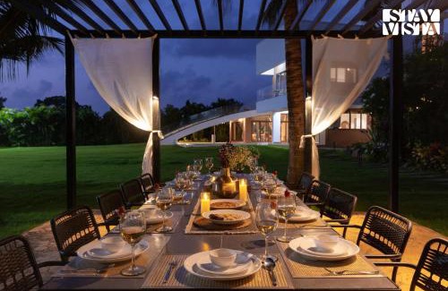 Kihim Villa | StayVista at Gardenéa with Outdoor Pool, Huge Lawn