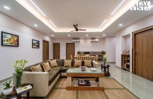 Sigra Apartment | StayVista at Terra Hue with Bonfire & BBQ