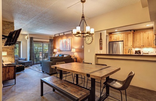 Peak 9 Condo | Steps from ski lift and Main Street