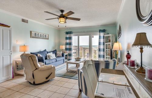 Sneads Ferry Apartment | Steps to the Beach Oceanfront Condo with Lanai!