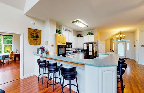 Goodview House | Still Waters - Lakefront luxury home with views, dock, home theater & game room