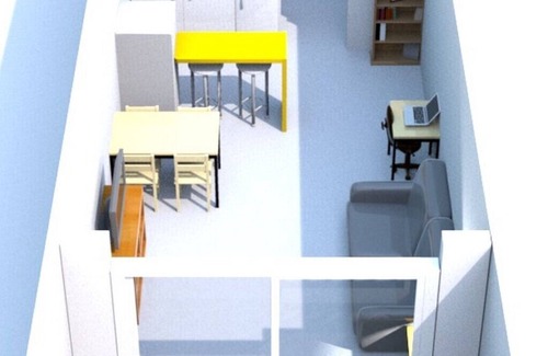 La Rochelle Apartment | Studio 3 people, Port des Minimes, balcony, parking, 50m beach, sea view