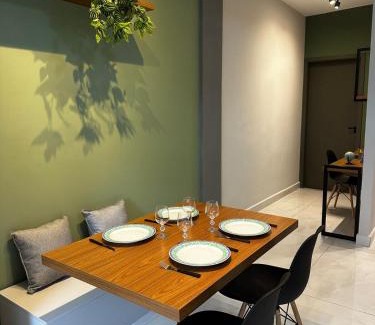 Regiao Urbana Homogenea X Apartment | Studio Aconchego Poços - Minimalista e bem localizado