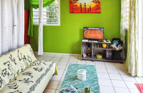 Marigot Apartment | Studio agréable avec vue sur la mer à Marigot - 30 m² + Jardin.