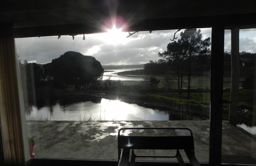 Nadadouro House | Studio at an Organic Farm on the spot contemplative over the lagoon