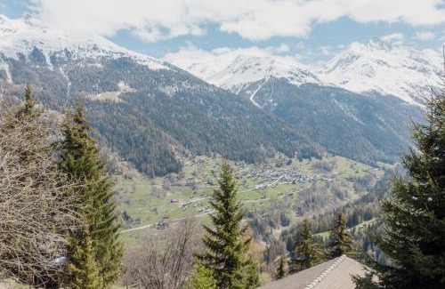 Grimentz Apartment | Studio avec vue sur les montagnes