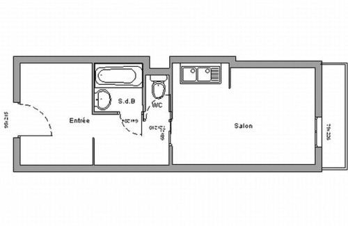 Chamrousse Apartment | Studio cabine confortable, 4 pers, proche des pistes, balcon, animaux acceptés, wifi en option - FR-1-340-86