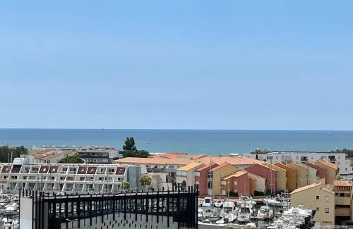 Carnon-Plage Apartment | Studio cabine vue mer