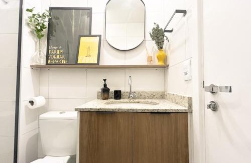 Republica Apartment | Studio Centro c/piscina & academia – 2 min Metrô