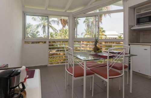 Pointe de la verdure Apartment | Studio charmant avec vue sur la mer à Le Gosier - 42 m² - Terrasse