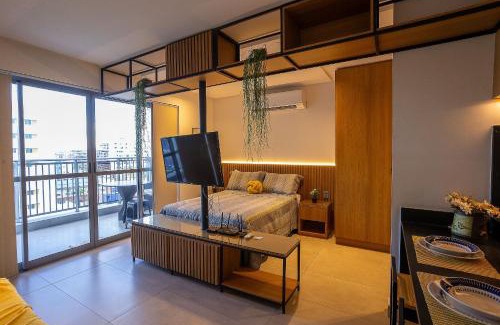 Jardim Oceania Apartment | Studio com Varanda a 100 metros da praia