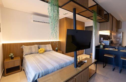 Jardim Oceania Apartment | Studio com Varanda a 100 metros da praia