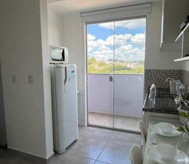 Bonfim Apartment | Studio completo com varanda e piscina