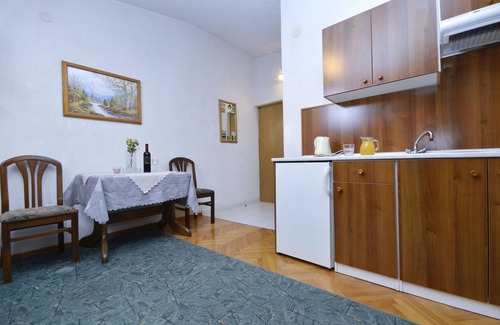 Baska Voda Apartment | Studio flat with balcony and sea view Baška Voda, Makarska (AS-12442-a)
