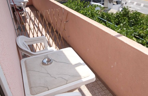 Zelenka Apartment | Studio flat with balcony and sea view Makarska (AS-6693-b)