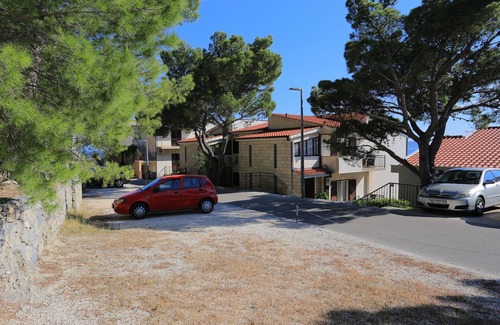 Brela Apartment | Studio flat with balcony and sea view Brela, Makarska (AS-19205-b)