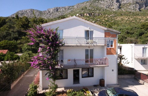 Podaca Apartment | Studio flat with balcony and sea view Podaca, Makarska (AS-6745-a)